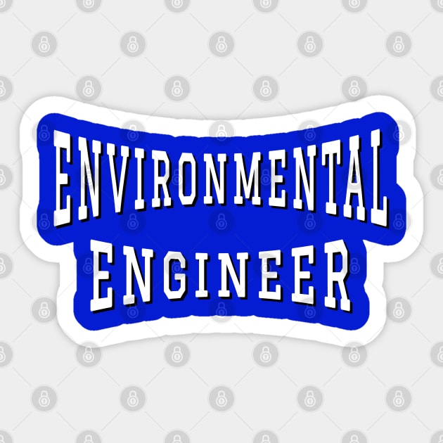 Environmental Engineer in White Color Text Sticker by The Black Panther